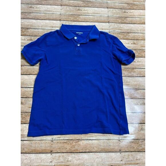 Old Navy Royal Blue Uniform Polo Shirt Medium (8) - Picture 1 of 3